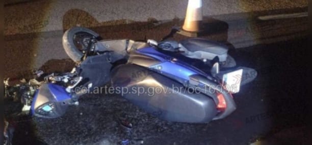  Motociclista morre em acidente envolvendo caminhão na Dom Gabriel